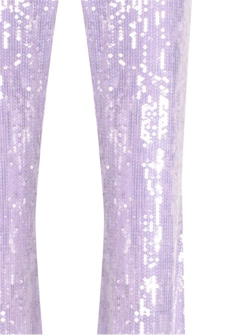 Lilac purple sequin woman pants Patrizia Pepe | 2P1615A394M505